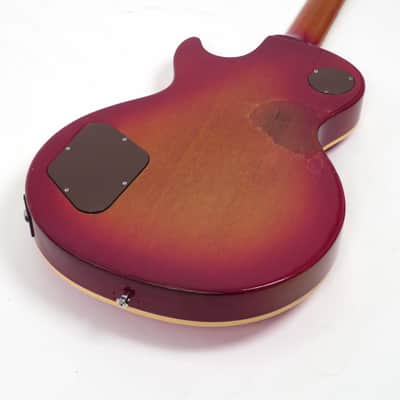 1974 Gibson Les Paul Deluxe - Cherry Sunburst - Rare Two Piece Top - Mahogany Neck image 9