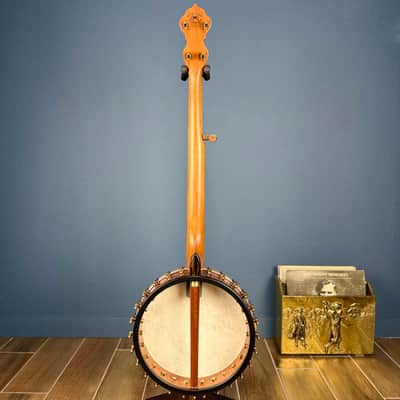 Limited Edition Ome Jasmine 12" 5-String Curly Maple Banjo with Mahogany Neck & Rolled Brass Tone Ring (only 25 made) image 2