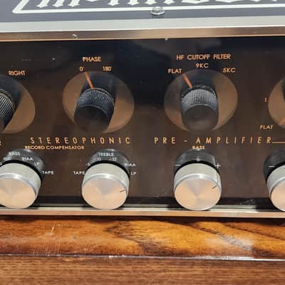 McIntosh C20 Stereo Tubes Preamp 1961 - 1963 - Black / Silver image 2
