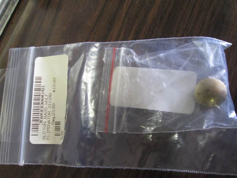 Bass Wolf Eliminator Button 2111BB 2010s Brass / string accessory image 1