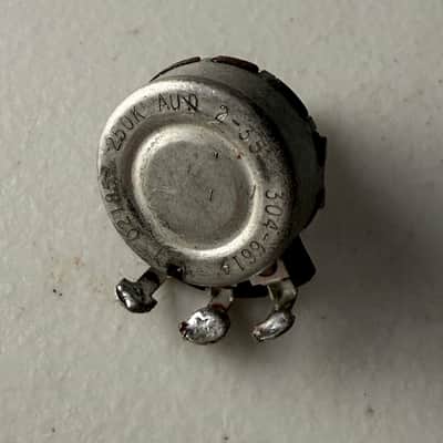 1966 Stackpole Solid Shaft 250k Pot for Telecaster Jaguar Jazzmaster P-Bass or Jazz Bass (E-194) image 1