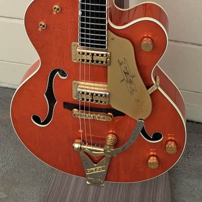 GRETSCH G6120 CHET ATKINS SIGNATURE HOLLOWBODY ELECTRIC GUITAR W/CASE (USED)- 2013 image 4
