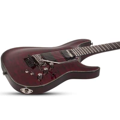 Schecter Hellraiser C-1 FR S Guitar - Black Cherry image 4