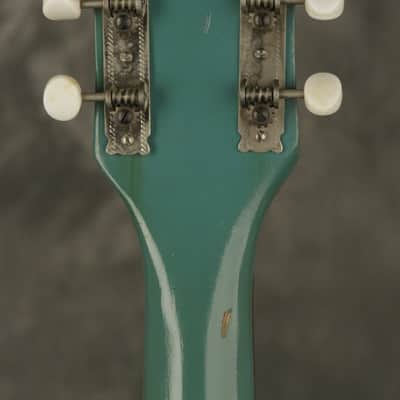 1965 SILVERTONE model 1417 L 1413 w/Vibrato TURQUOISE image 15