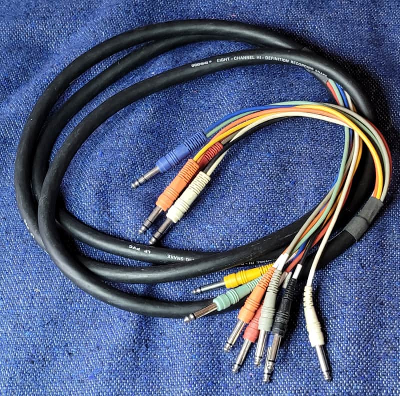 Hosa 8 Channel Send Return Loom Snake Recording Mixing Cable | Reverb