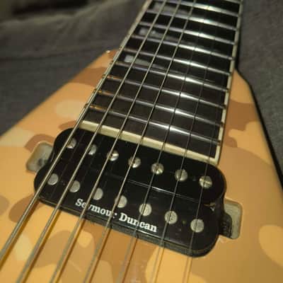 (With extra jumbo stainless steel frets) Jackson Concept Series Rhoads RR24-7 Desert Camo image 11