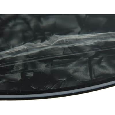 4 String J Bass Style Pickguard Bass Pick Guard Scratch Plate for USA/Mexico Jazz J Bass Black Pearl image 3