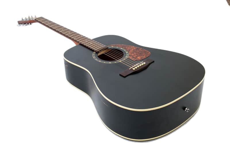 Norman Protege B18 Cedar Dreadnought Acoustic Guitar Black & Gold