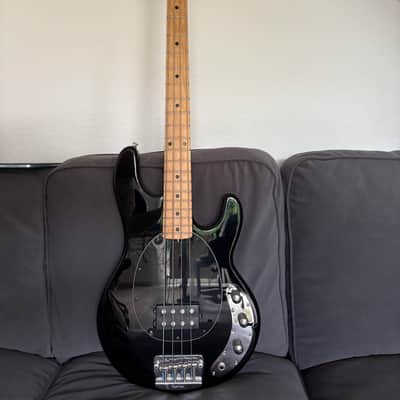 Ernie Ball Music Man StingRay 4 H 2EQ Black with Maple Fretboard 2005 image 1
