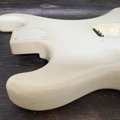 80s KRAMER Baretta Shape Body White 1H JK-1000 LK EK w/Plate Made in Japan as is image 14