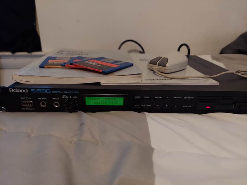 Roland S-330 Sampler & MU-1 Mouse image 1