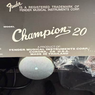 Fender Champion 20 20-Watt 1x8" Guitar Combo Amplifier w/ Effects – Tested & Working imagen 13