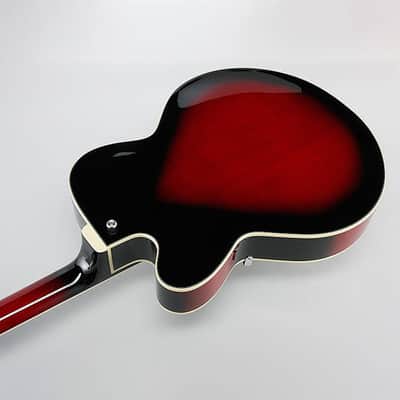 Ibanez AF75 Hollow Body Electric Guitar (Trans Red Sunburst) image 3