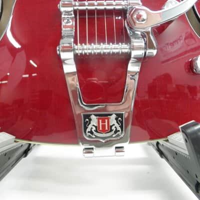Hagstrom Tremar Viking Deluxe 2023 - Cherry Red image 2