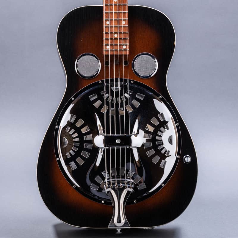 Dobro Square Neck Wood Body Resonator, Natural image 1