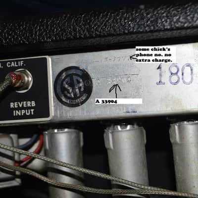 Fender Deluxe Reverb 1971 - Black Tolex image 7