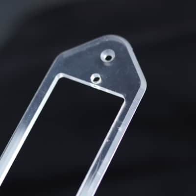 P90 Dog-ear to Mini Humbucker Pickup Adapter Ring ,1-Ply Clear Transparent image 5