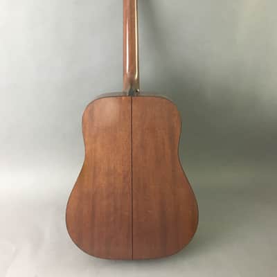 Vintage Fender Dreadnought Acoustic Guitar Spruce Top 1990s Natural Satin Players Campfire Guitar image 14