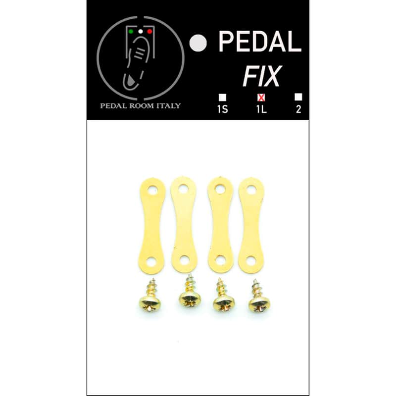 Pedal Fix - Universal guitar & bass pedal effects mounting kit - Mod 1L Gold Series - Made in Italy image 1
