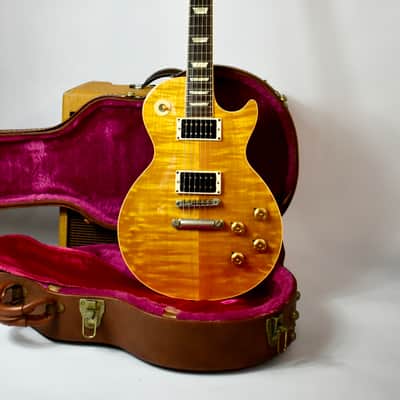 1994 Gibson Yamano Les Paul Classic Premium Plus Translucent Amber w/OHSC, AAA, 9lbs, Slash image 4