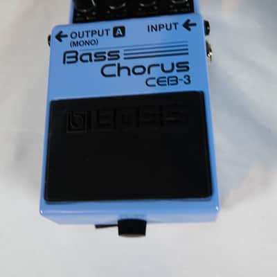 Boss CEB-3 Bass Chorus (Dark Gray Label) 2001 - Present - Blue image 1