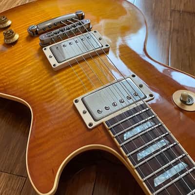 Gibson 2003 Les Paul Standard Subtle Honeyburst Flametop w/ OHSC Non-Chambered w/ Grovers image 12