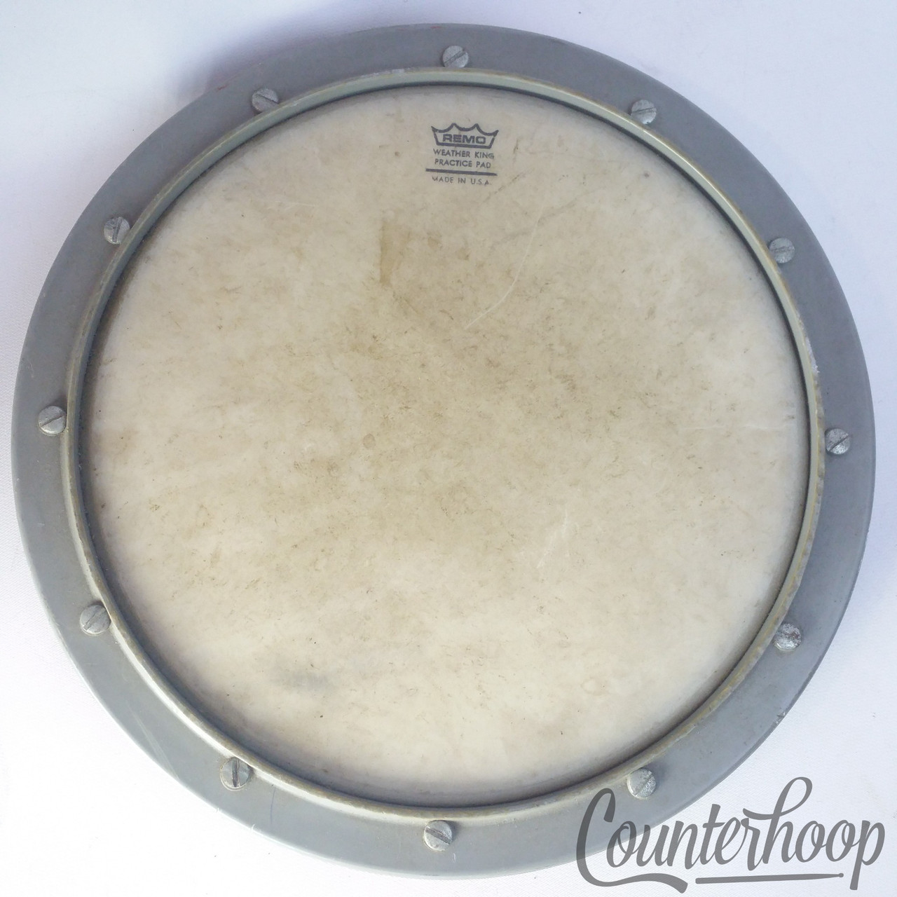 Remo Tunable Practice Drum Pad Weather King Made In USA Model RT8 — main photograph