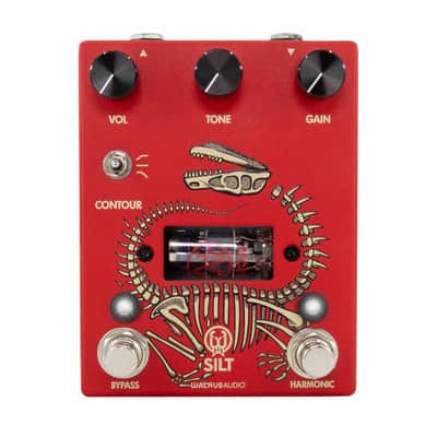 Walrus Audio Silt Harmonic Fuzz Guitar Effects Pedal - Red image 1