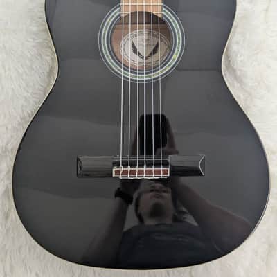 Dean Model # EC BK Espana Classical Nylon String Acoustic Guitar in Black image 7