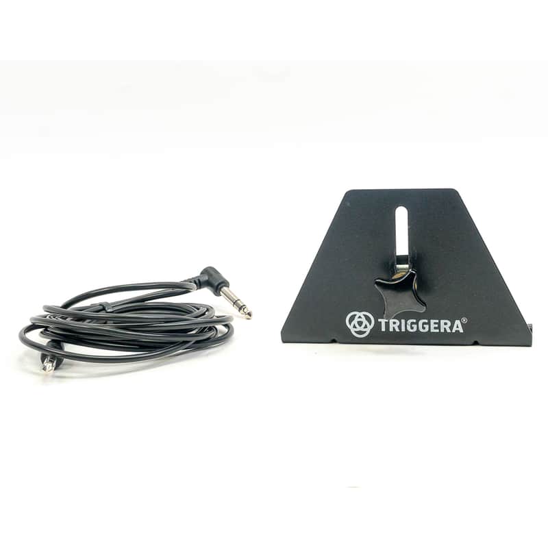 Triggera Krigg V3 Kick Pedal Trigger – Ultra-Quiet – w/ TRS Cable image 1