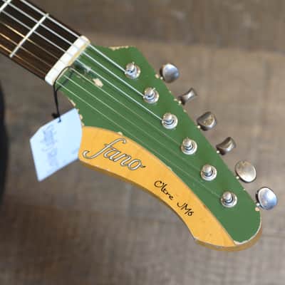 2024 Fano Oltre JM6 HB & P90 Electric Guitar Olive Green Relic + OGB image 11