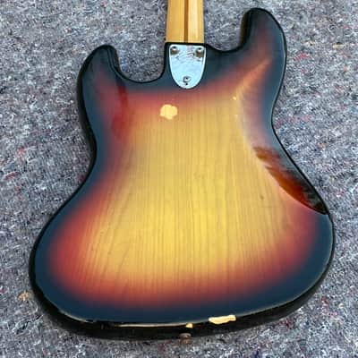 Fender Jazz Bass 1978 - Sunburst Maple Fingerboard image 12
