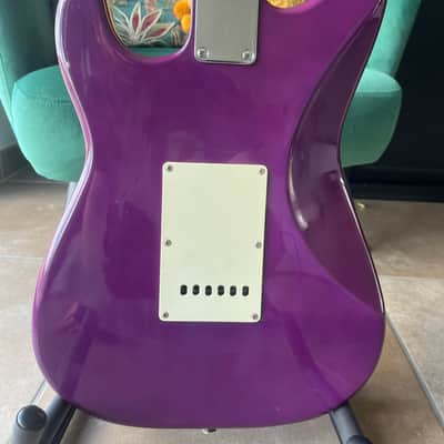 Squier Standard Stratocaster with Rosewood Fretboard 1989 - 2000 - Galactic Purple image 6