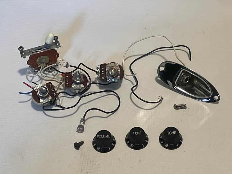1990's Fender USA Stratocaster Guitar Complete Electronics Wiring Harness TBX image 1