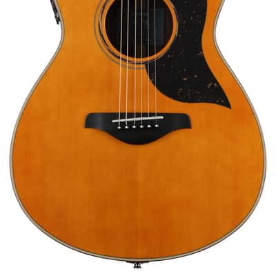 Yamaha AC5R ARE Concert Cutaway Acoustic-electric Guitar - Vintage Natural image 1