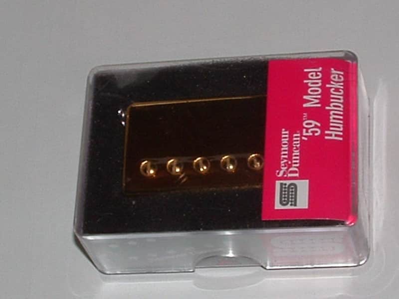 Seymour Duncan SH-1 '59 Model Humbucker 4 Conductor Neck Pickup (Gold) - SH-1n4cGc image 1