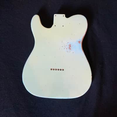Telecaster Aged Guitar Body - Sonic Blue medium guitar relic guitar body by Jozo Reece Guitars image 20