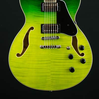 Ibanez AM73FM Green Valley Graduation Artcore Electric Guitar, AS73FMGVG image 2
