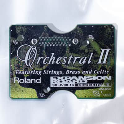 Recapped Roland SR-JV80-16 Orchestral II Expansion Board