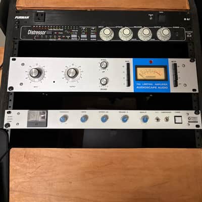 AudioScape Engineering Co. 76A Limiting Amplifier / Compressor- Silver / Blue Stripe image 1