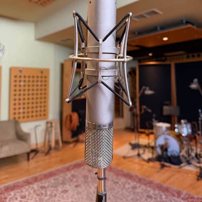 AKG C 12 Large Diaphragm Multipattern Tube Condenser Microphone 1950s - Silver image 3