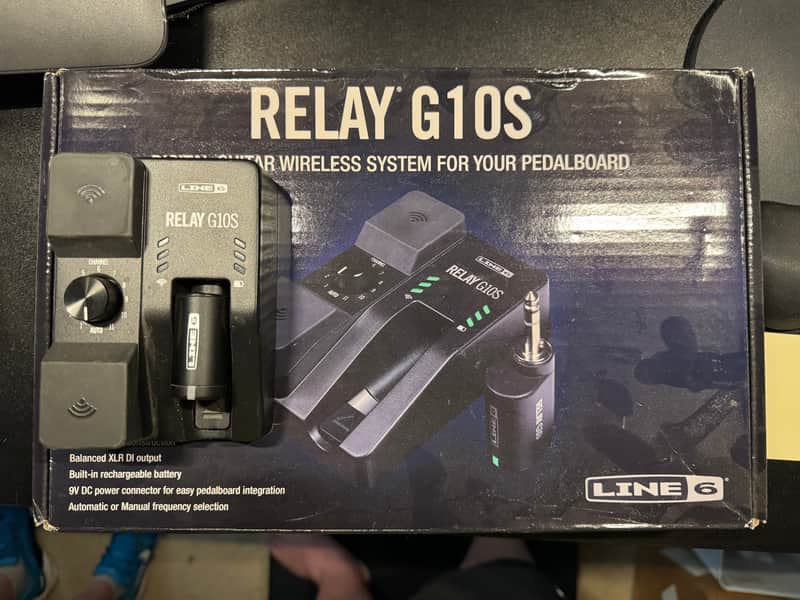 Line 6 Relay G10S Stompbox-Size Digital Guitar Wireless System 2019 - 2020 - Black image 1