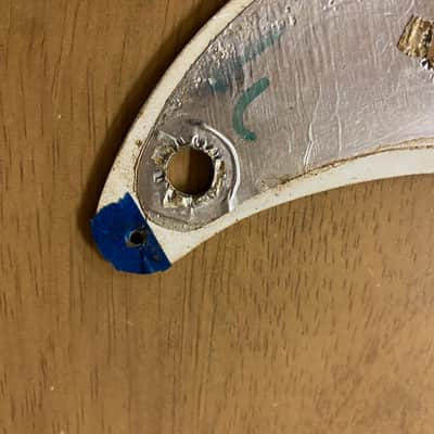 Fender Precision Bass Pickguard 1974 - White 3-ply image 7