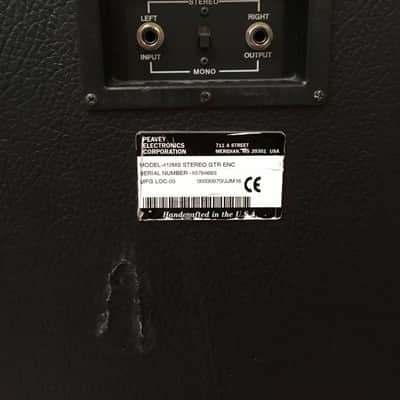 Peavey 412MS slanted mono/stereo 4x12 cabinet - Made in USA image 2