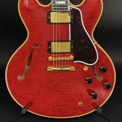Gibson Custom Limited Edition 1960 ES-355 Reissue Figured Light Aged - Sixties Cherry Gold Hardware image 2