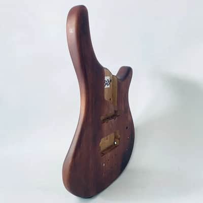 Mahogany Wood DIY Project 4 String Bass Body image 6
