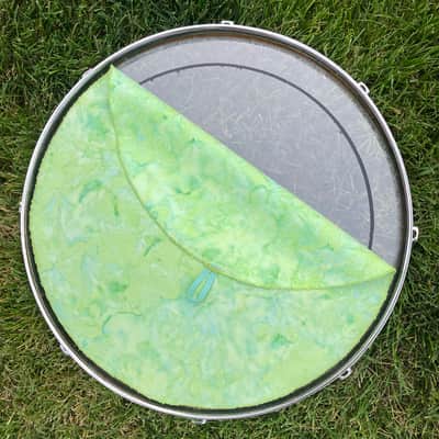 16" single layer Drum Bunny cloth drum cover - dampener - partial mute - compare to Drum Tortillas - Quesadilla - Big Fat Snare image 2