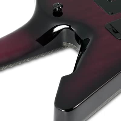 Schecter E-1 FR S Special Edition Electric Guitar - Trans Purple Burst (B-Stock) image 8