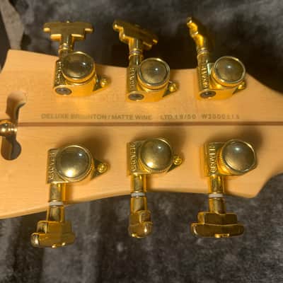 D'Angelico Deluxe Brighton Limited Edition 19/50  - Matte Wine image 15