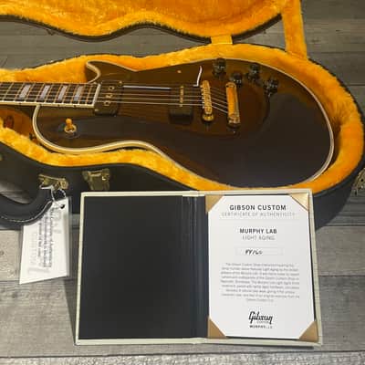 Gibson Custom Murphy Lab Light Aged ‘54 Les Paul Custom R4 - Oxblood (2024) image 14
